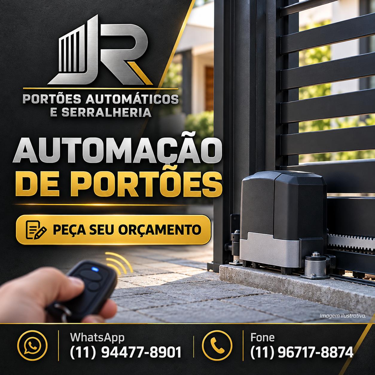 Banner de automação de portões