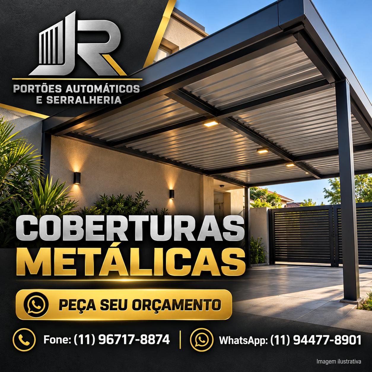 Banner de coberturas metálicas