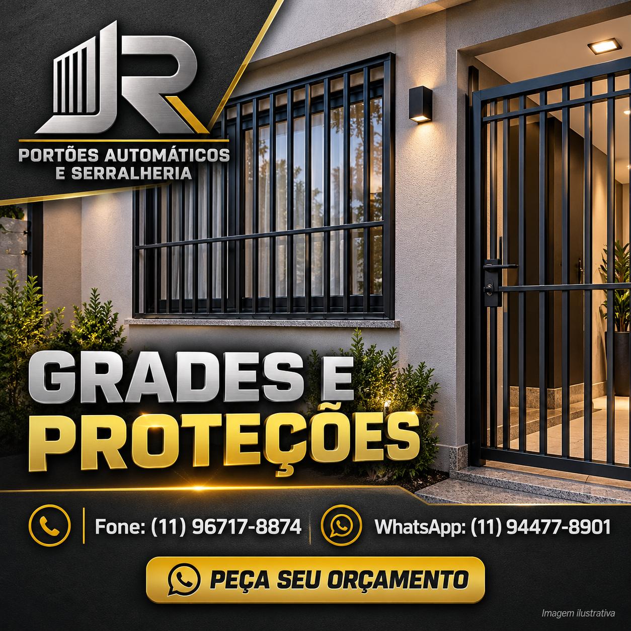 Banner de grades e proteções