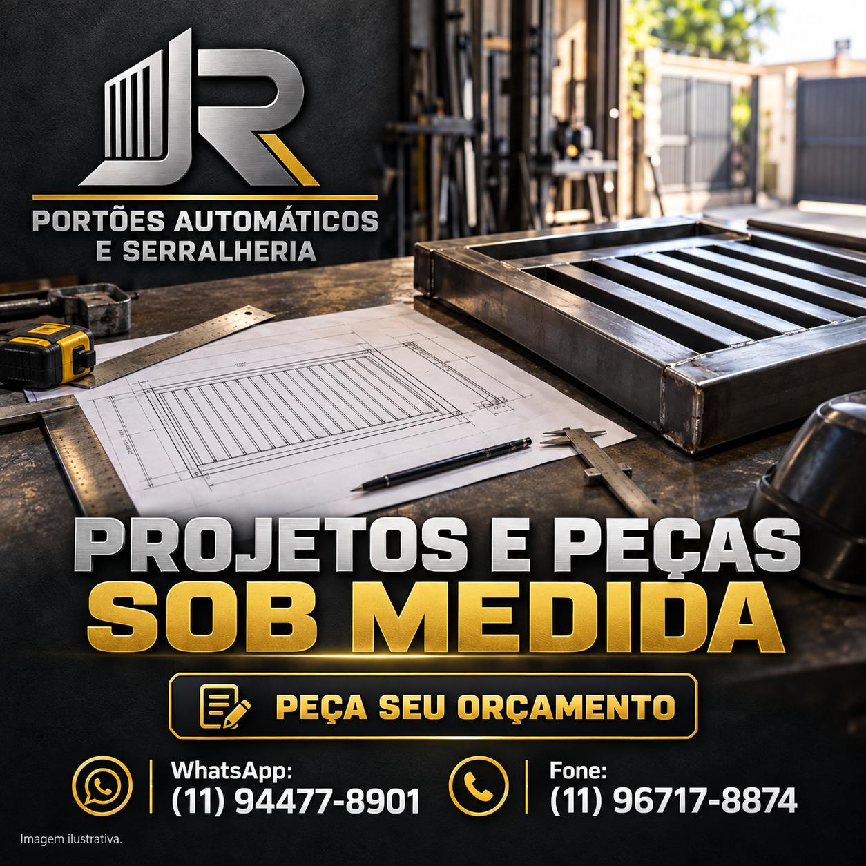 Banner de projetos e peças sob medida
