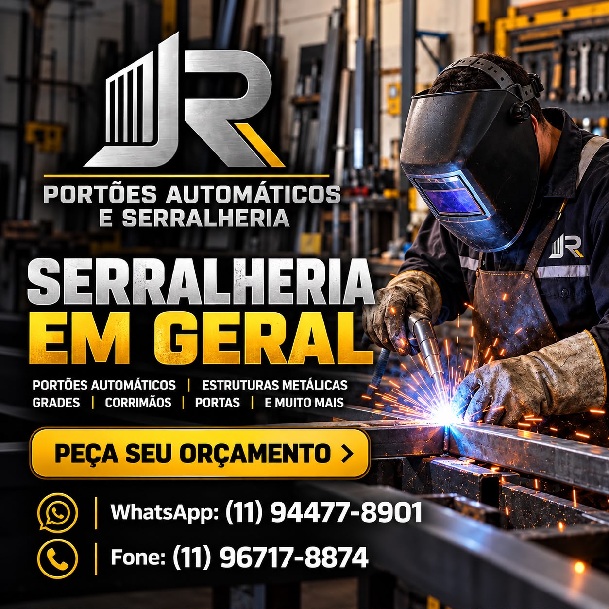 Banner de serralheria em geral